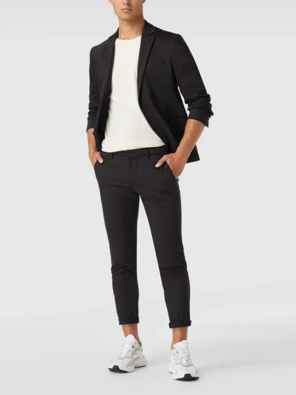 Bestpreis ✔️ Drykorn Slim Fit 2-Knopf-Sakko Mit Stretch-Anteil Modell ‘Hurley’ – Schwarz ? 1