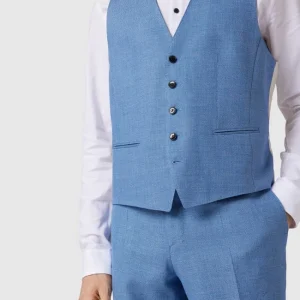 Angebote ✔️ BOSS Weste Mit Allover-Label Modell ‘Jeckson’ – Marineblau ⌛ 11