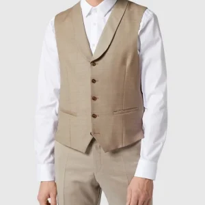 Angebote ? CG – Club Of Gents Weste Aus Reiner Schurwolle – YOUR OWN PARTY By CG – CLUB Of GENTS – Beige ? 13