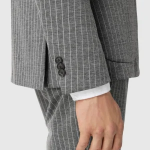 Beste Bewertungen von ? JOOP! Collection Extra Slim Fit 2-Knopf-Sakko Mit Nadelstreifen – Hellgrau ? 11