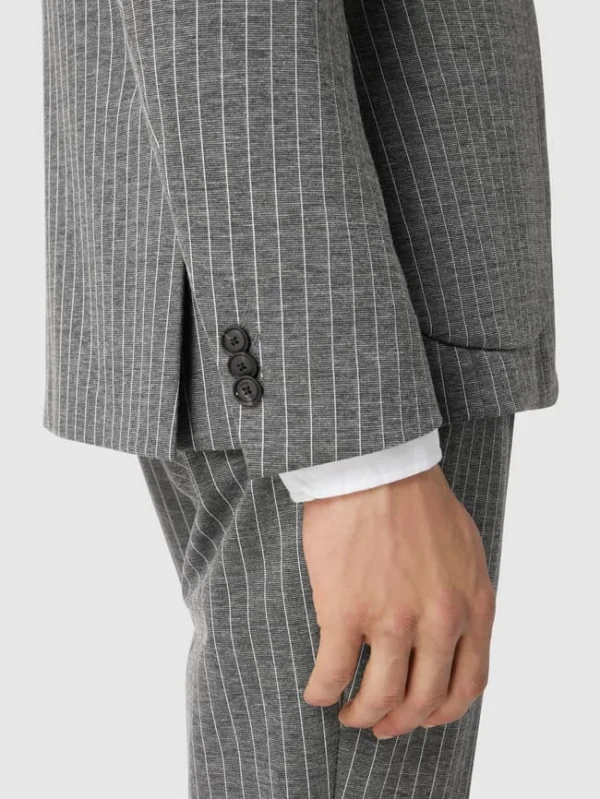 Beste Bewertungen von ? JOOP! Collection Extra Slim Fit 2-Knopf-Sakko Mit Nadelstreifen – Hellgrau ? 4