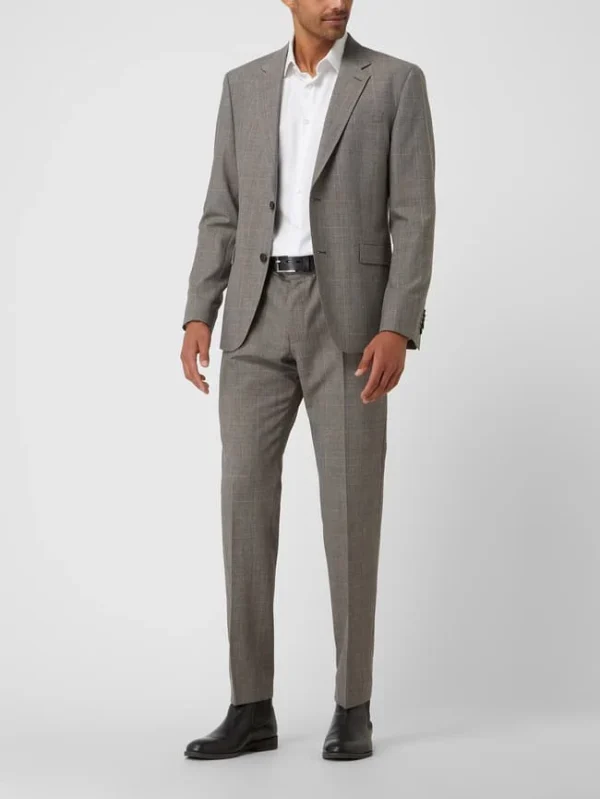 Billig ? Strellson Slim Fit 2-Knopf-Sakko Aus Wollmischung Modell ‘Aidan’ – Beige ? 1