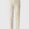 Schlussverkauf ⭐ Carl Gross Modern Fit Anzughose Aus Leinenmischung Modell ‘Tomte’ – Beige ⌛ 17
