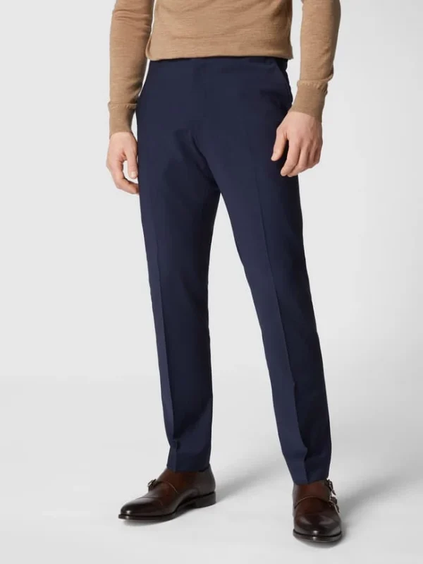 Brandneu ? Strellson Slim Fit Anzughose Mit Stretch-Anteil ‘Flex Cross’ – Marineblau ? 5