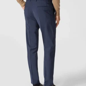 Schlussverkauf ? Strellson Slim Fit Anzughose Mit Bügelfalten ‘Flex Cross’ – Marineblau ? 15