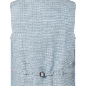 Coupon ? CG – Club Of Gents Slim Fit Weste Mit Leinen YOUR OWN PARTY By CG – CLUB Of GENTS – Hellblau ? 9