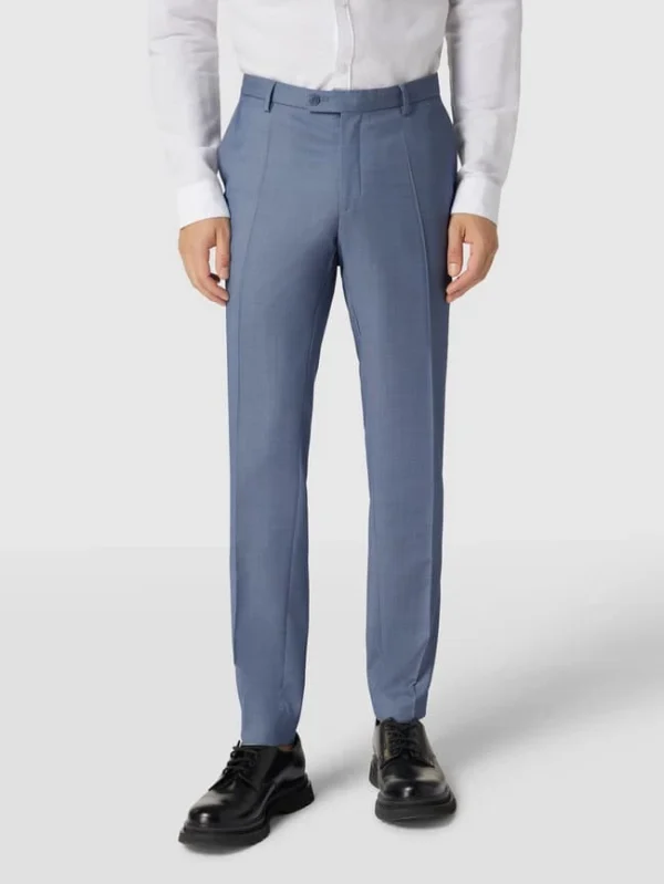 Neu ? CG – Club Of Gents Slim Fit Anzughose Mit Stretch-Anteil – Hellblau ? 5