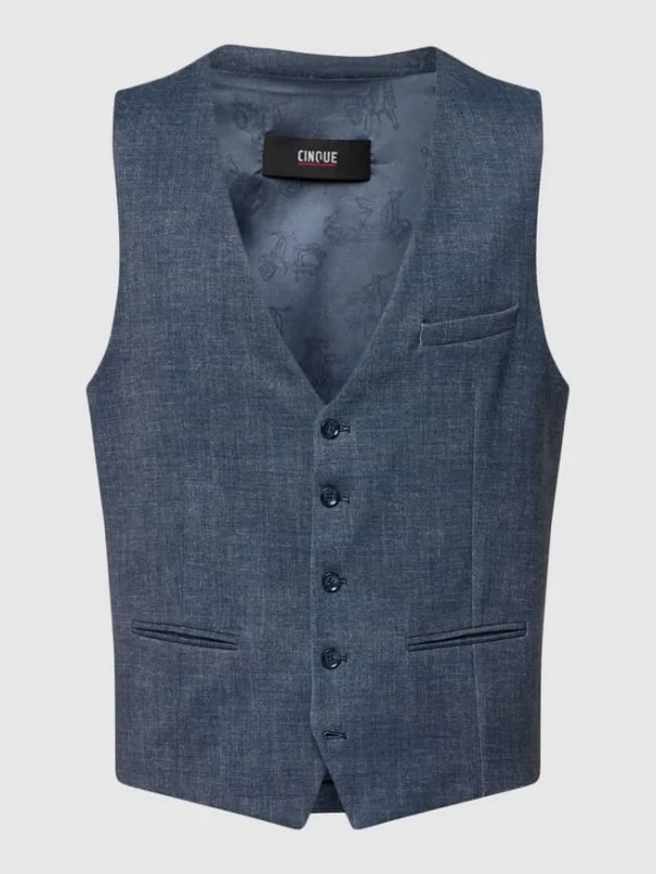 Bester Verkauf ✨ Cinque Weste Mit V-Ausschnitt Modell ‘CiVitra’ – ? Jeans ✔️ 1