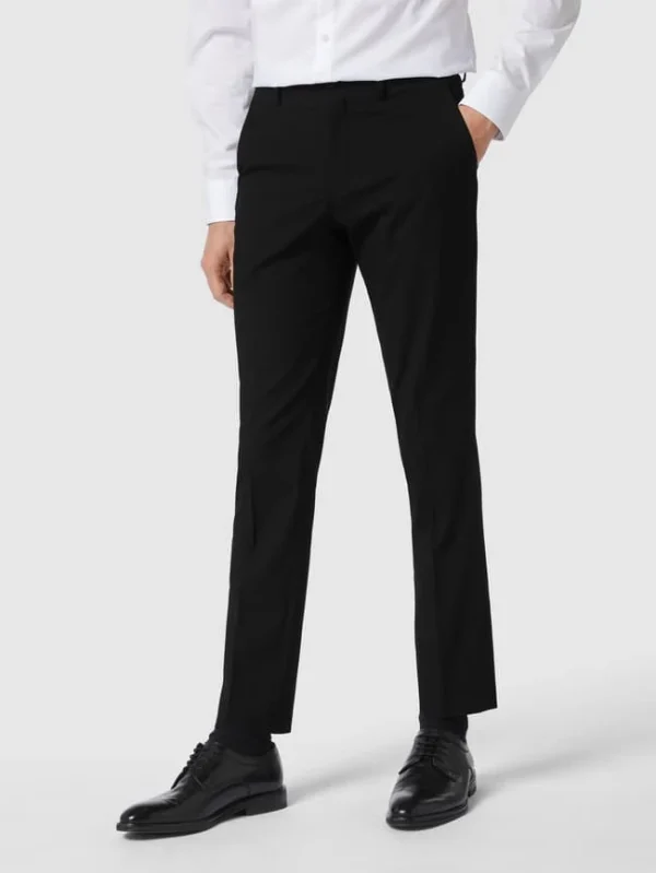 Bester Verkauf ⌛ Selected Homme Anzug-Hose Mit Stretch-Anteil – Schwarz ? 5