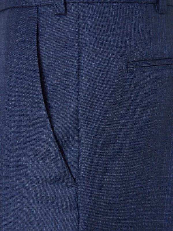 Rabatt ? DIGEL Modern Fit Anzughose Aus Schurwolle Modell ‘Per’ – Blau ⭐ 3
