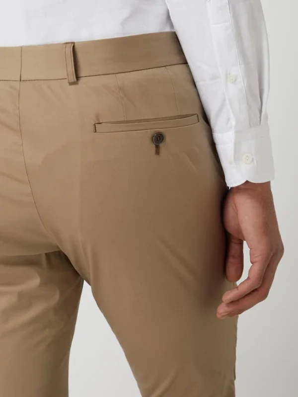 Neu ✔️ Carl Gross Modern Fit Anzughose Mit Stretch-Anteil Modell ‘Tomte’ – Beige ? 4