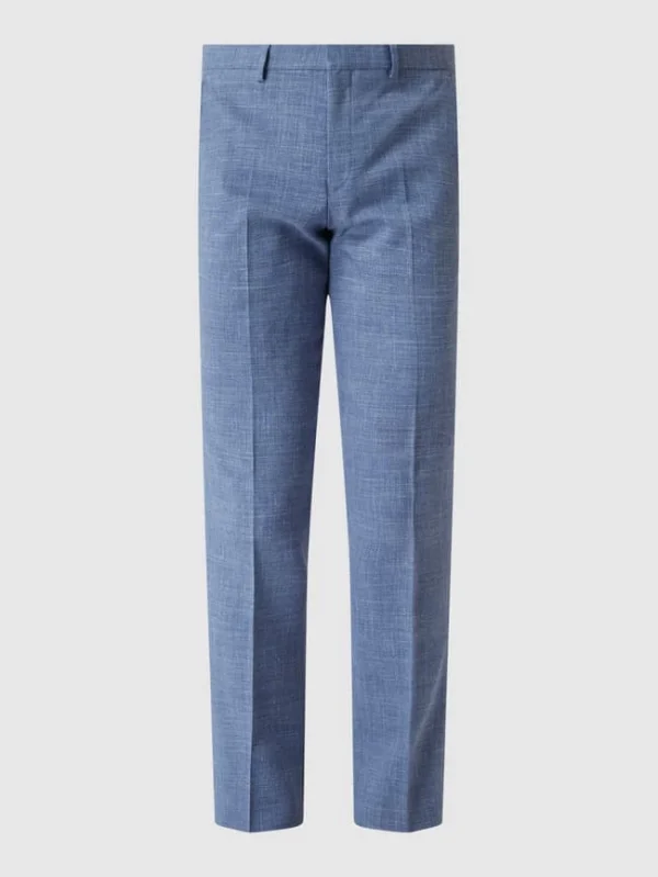 Großhandel ? Selected Homme Slim Fit Anzughose Mit Stretch-Anteil Modell ‘Oasis’ – Blau ✔️ 3
