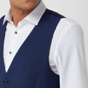 Bestes Angebot ❤️ Strellson Weste Mit Woll-Anteil Modell ‘Ves’ – Royalblau ? 11