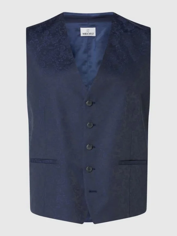 Top 10 ? Wilvorst Weste Aus Wollmischung – Marineblau ? 3