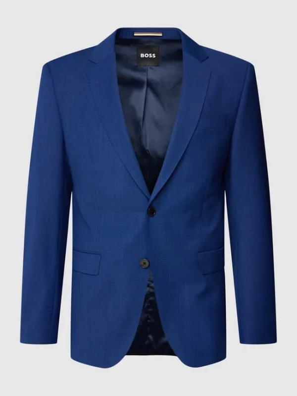 Budget ⌛ BOSS Slim Fit Sakko Mit Strukturmuster Modell ‘Huge’ – Hellblau ? 3