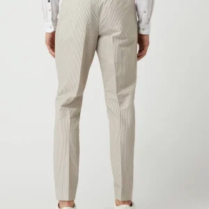 Großhandel ? Tommy Hilfiger Slim Fit Anzughose Aus Seersucker – Beige ? 15
