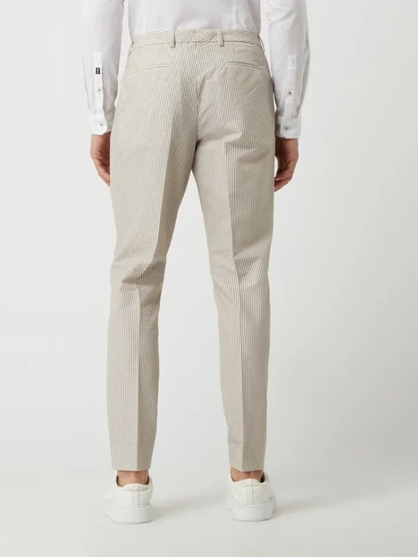 Großhandel ? Tommy Hilfiger Slim Fit Anzughose Aus Seersucker – Beige ? 6