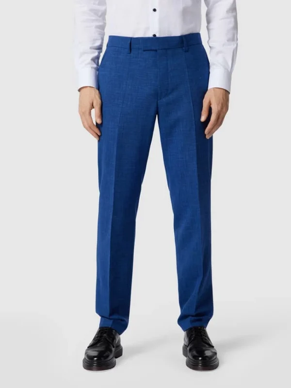 Beste Bewertungen von ? BOSS Regular Fit Anzughose Mit Woll-Anteil Modell ‘Leon’ – Blau ? 5