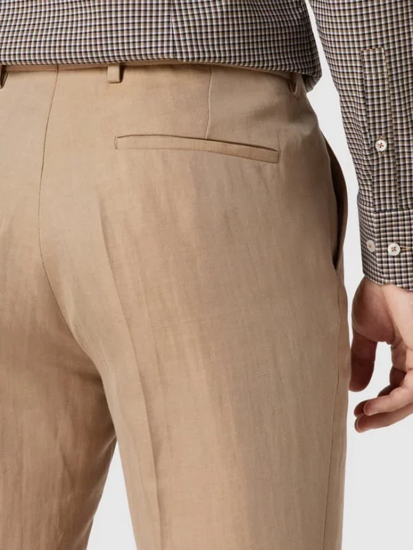 Brandneu ? CG – Club Of Gents Anzughose Mit Französischen Eingrifftaschen – Beige ? 4