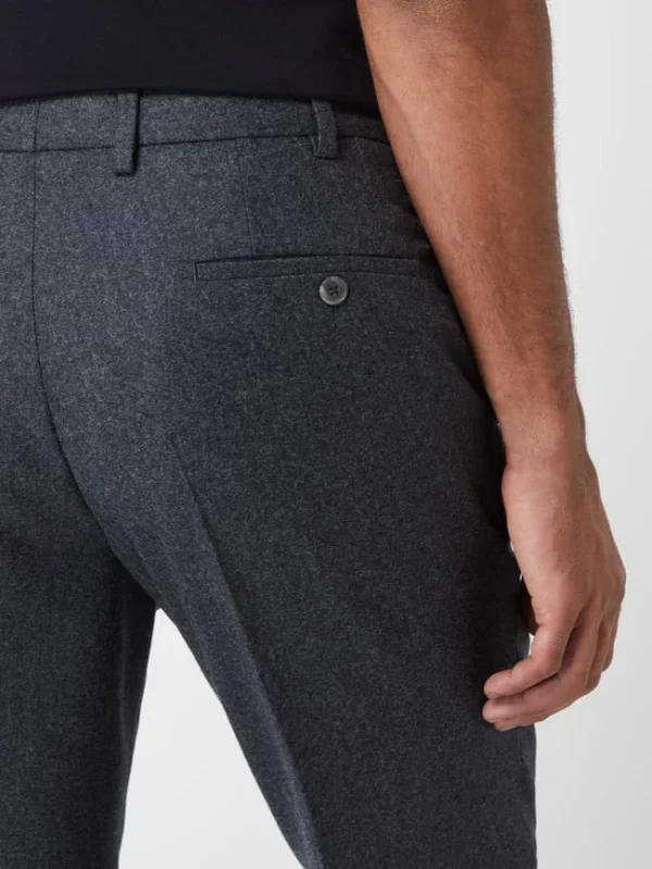 Top 10 ? Hiltl Regular Fit Anzughose Aus Schurwolle Modell ‘Piacenza’ – Anthrazit ? 4