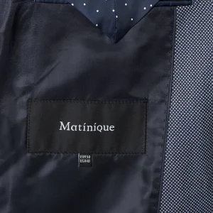 Schlussverkauf ? Matinique Slim Fit 2-Knopf-Sakko Mit Leinen-Anteil Modell ‘Mageorge’ – Marineblau ? 18