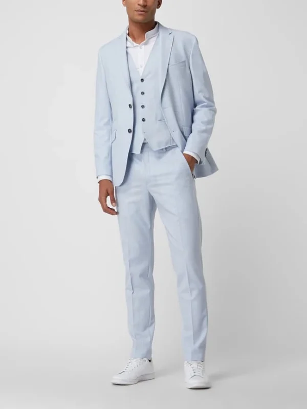 Bester Verkauf ✔️ Pierre Cardin Weste Mit Stretch-Anteil Modell ‘Gab’ – ‘Futureflex’ – Hellblau ? 1