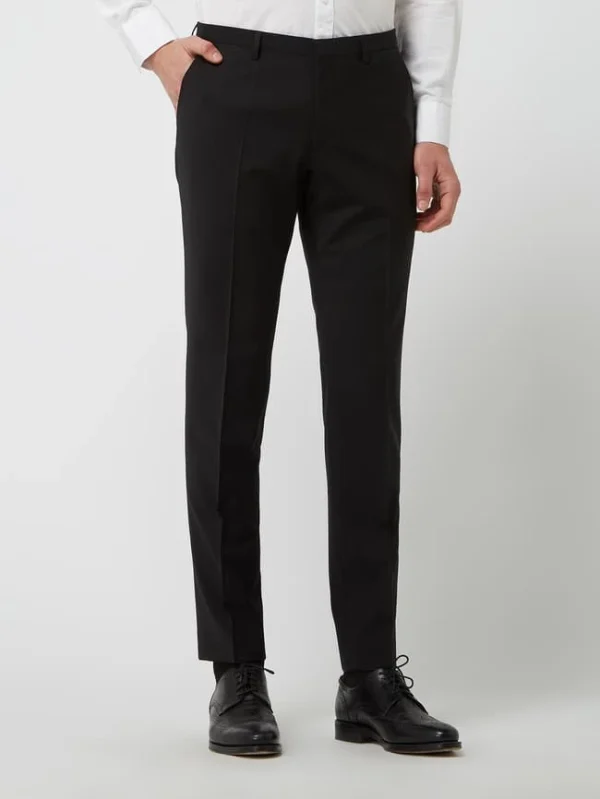 Bestpreis ? Roy Robson Anzughose Mit Stretch-Anteil Modell ‘Slacks’ – Schwarz ? 5