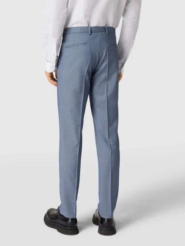 Neu ? CG – Club Of Gents Slim Fit Anzughose Mit Stretch-Anteil – Hellblau ? 6
