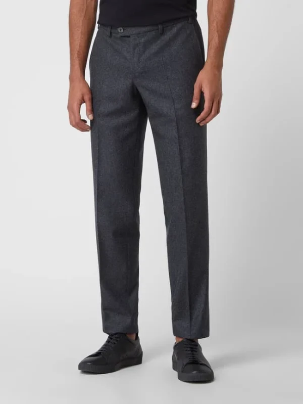 Top 10 ? Hiltl Regular Fit Anzughose Aus Schurwolle Modell ‘Piacenza’ – Anthrazit ? 5