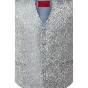 Billig ? Wilvorst Weste Mit Paisley-Muster – Hellgrau ? 9