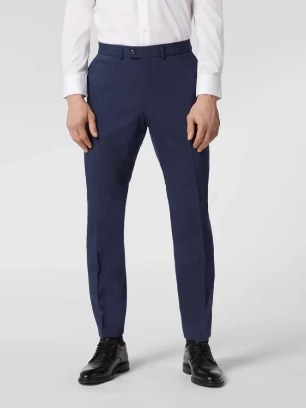 Angebote ? Brax Regular Fit Hose Aus Schurwoll-Mix Mit Stretch-Anteil Modell ‘Enrico’ – Marineblau ? 5
