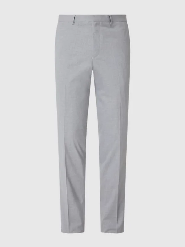 Bestpreis ? S.Oliver BLACK LABEL Slim Fit Anzughose Mit Stretch-Anteil Modell ‘s.Opure’ – Hellgrau ? 3