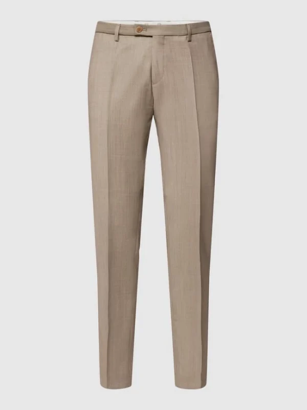 Aktion ? CG – Club Of Gents Slim Fit Anzughose Mit Stretch-Anteil – Beige ✨ 3