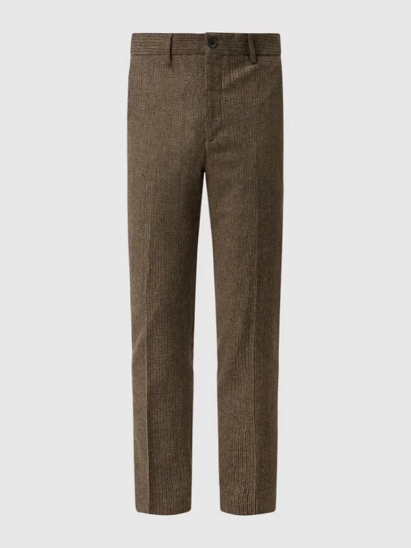 Bester Verkauf ? Selected Homme Slim Fit Anzughose Mit Stretch-Anteil Modell ‘Adrian’ – Mittelbraun ? 3