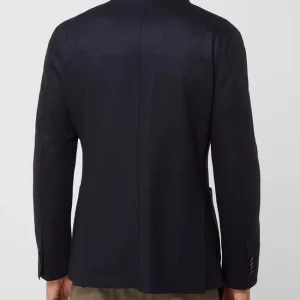 Auslauf ✨ Windsor Shaped Fit Sakko Aus Wollmischung Modell ‘Anovo’ – Marineblau ? 18