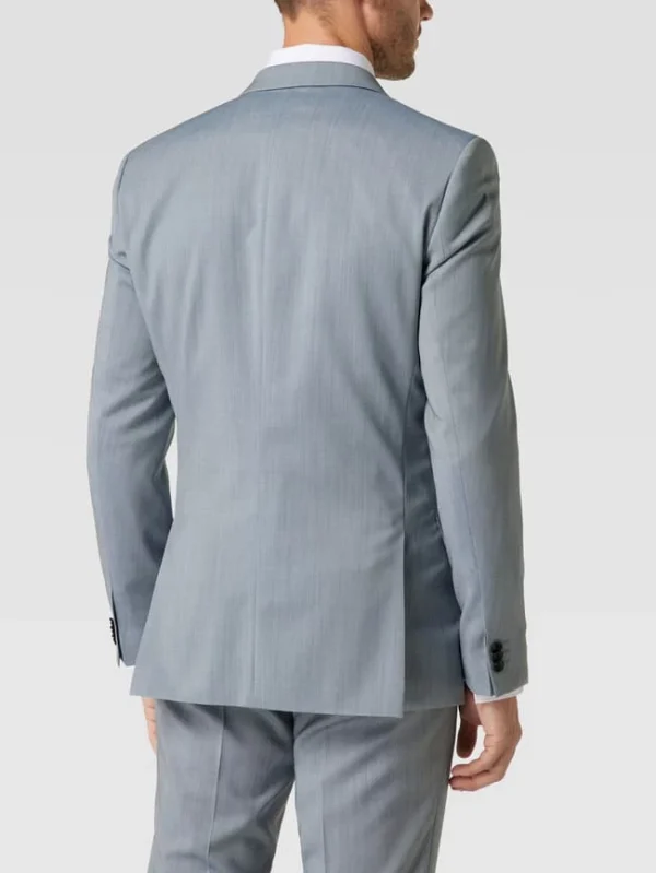 Bester Verkauf ? HUGO Extra Slim Fit Anzug Mit Strukturmuster Modell ‘Arti / Hesten’ – Rauchblau ? 6