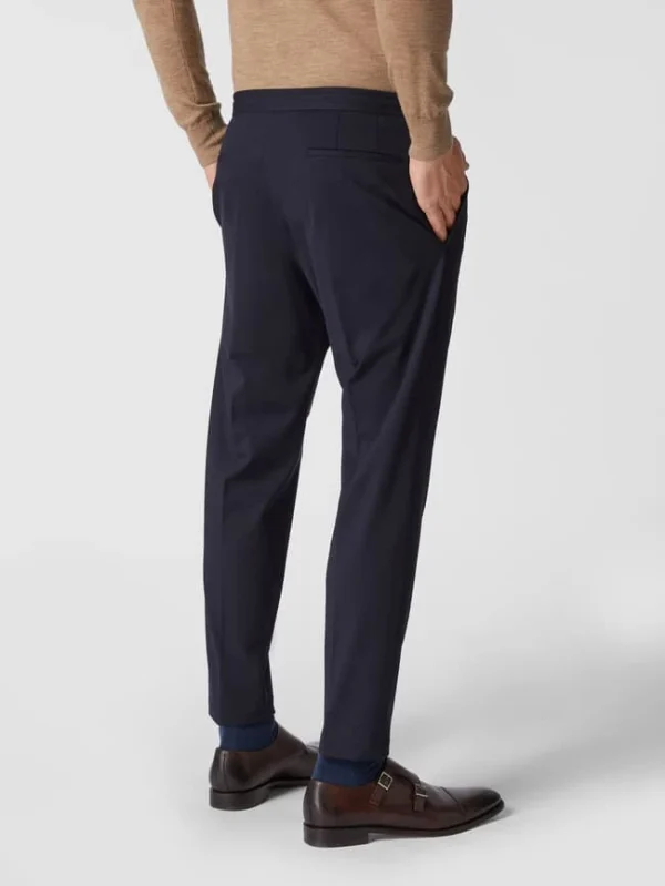 Auslauf ? Strellson Slim Fit Anzughose Aus Jersey Modell ‘Saturn’ – Marineblau ? 6