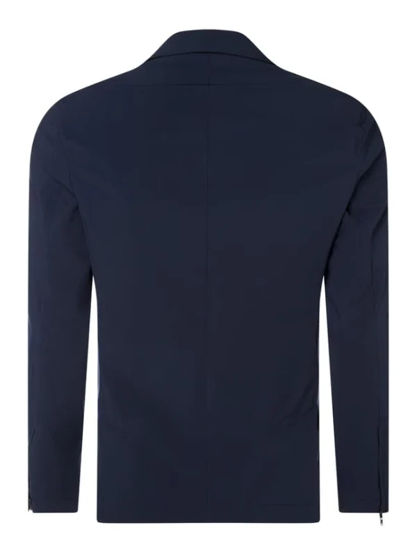 Bestpreis ? Drykorn Slim Fit 2-Knopf-Sakko Mit Webstruktur Modell ‘Whitston’ – Marineblau ⌛ 5