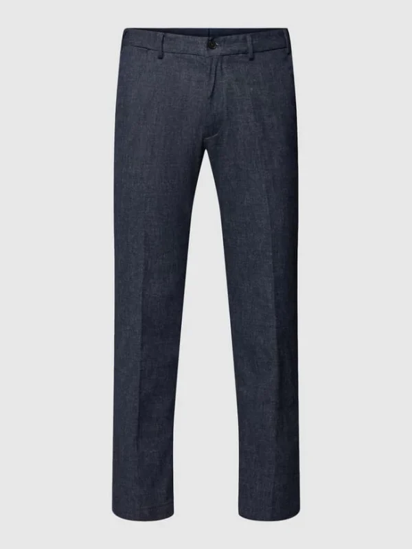 Rabatt ? Tommy Hilfiger Big & Tall PLUS SIZE Comfort Fit Anzughose In Melierter Optik – Marineblau ? 1