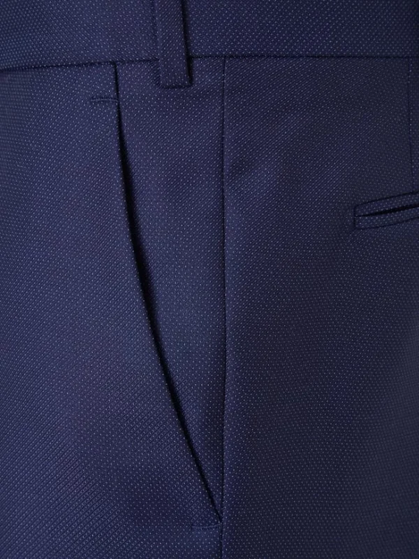 Billig ? DIGEL Modern Fit Anzughose Aus Schurwolle Modell ‘Per’ – Royalblau ? 3