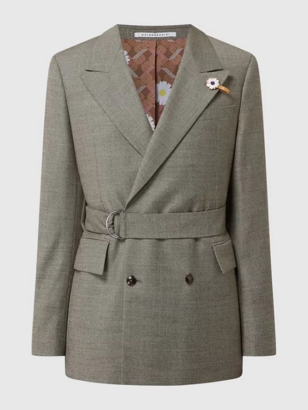 Neu ⌛ Baldessarini 2-Knopf-Sakko Aus Schurwoll-Elasthan-Mix Modell ‘Carter’ – Beige ⌛ 3