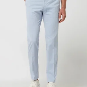 Schlussverkauf ? DIGEL Modern Fit Anzughose Mit Stretch-Anteil Modell ‘Sergio’ – Hellblau ? 13