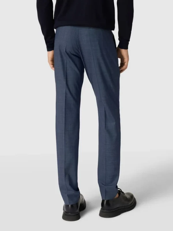 Am billigsten ? Drykorn Slim Fit Stoffhose Mit Bügelfalten Modell ‘Piet’ – Dunkelblau ? 6