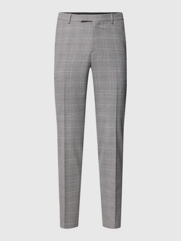 Neu ? Pierre Cardin Anzughose Mit Glencheck-Muster Modell ‘Rick’ – Hellgrau ? 3