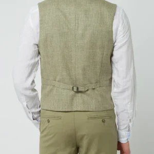 Rabatt ? CG – Club Of Gents Weste Aus Baumwolle Modell ‘Paddy’ – Grün ❤️ 15
