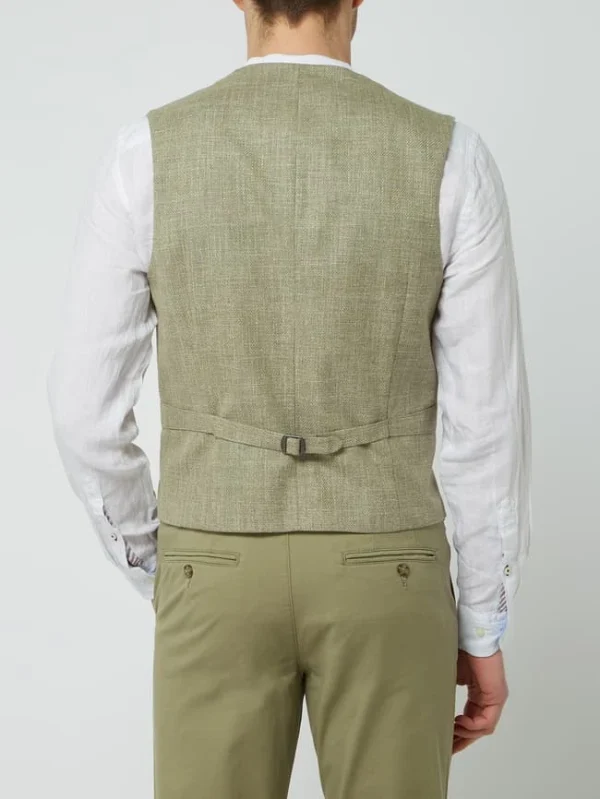 Rabatt ? CG – Club Of Gents Weste Aus Baumwolle Modell ‘Paddy’ – Grün ❤️ 6