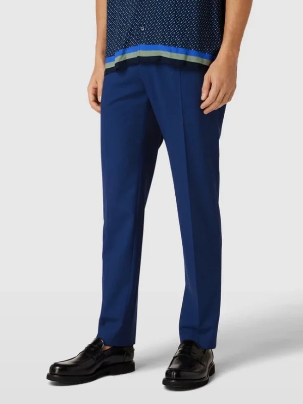Schlussverkauf ? BOSS Slim Fit Anzughose Aus Schurwoll-Mix Modell ‘Genius’ – Marineblau ? 5
