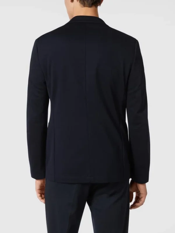 Auslauf ✨ Cinque Slim Fit 2-Knopf-Sakko Aus Jersey Modell ‘Cidatini’ – Marineblau ? 6