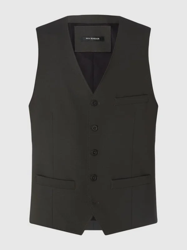 Bestes Angebot ✔️ Roy Robson Weste Mit Stretch-Anteil – Dunkelgrün ? 3