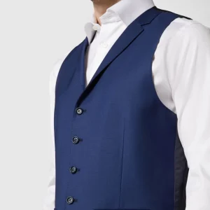 Am billigsten ? Roy Robson Weste Aus Schurwollmischung Mit Reverskragen – Royalblau ? 11